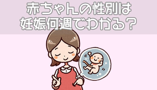【男女の見分け方】赤ちゃんの性別は妊娠何週でわかる？